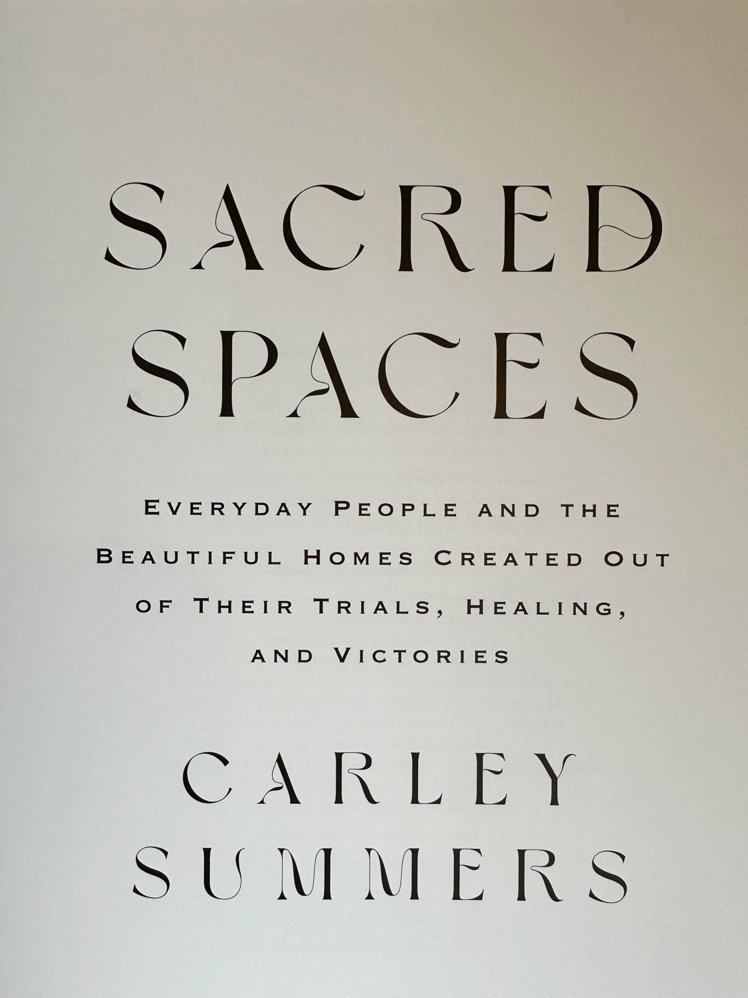 Sacred Spaces