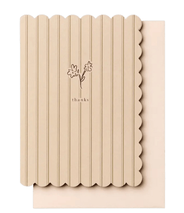 Scalloped Thanks Posy