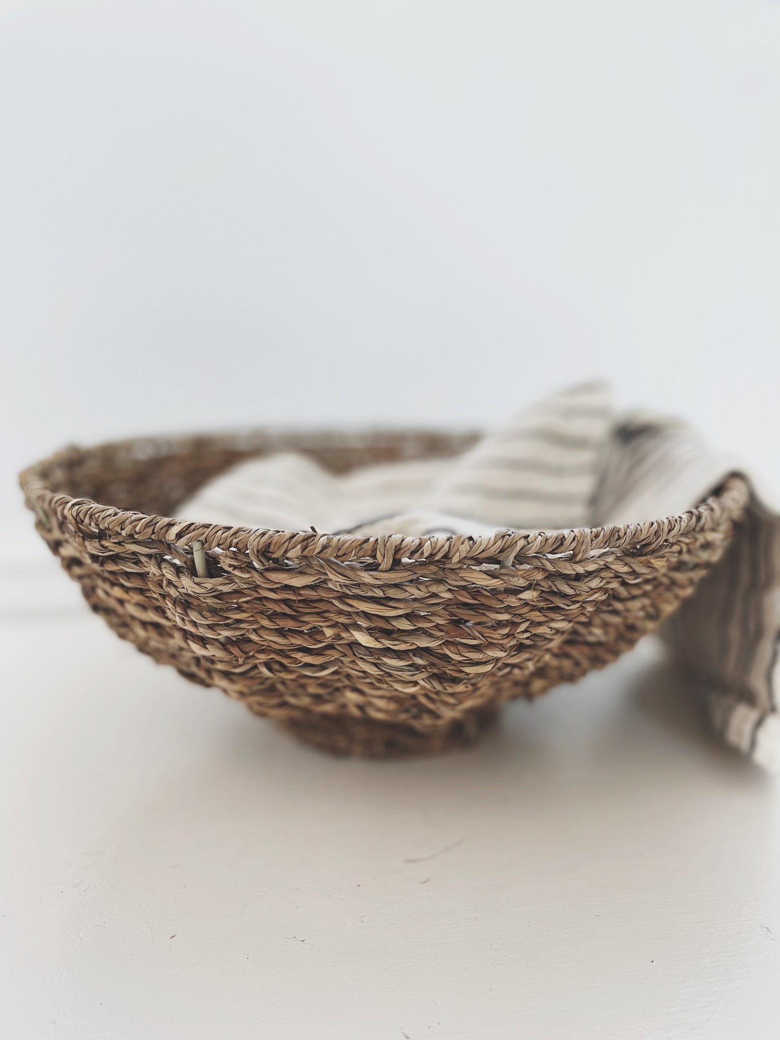 Seagrass Footed Bowl