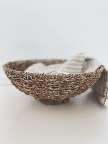 Seagrass Footed Bowl