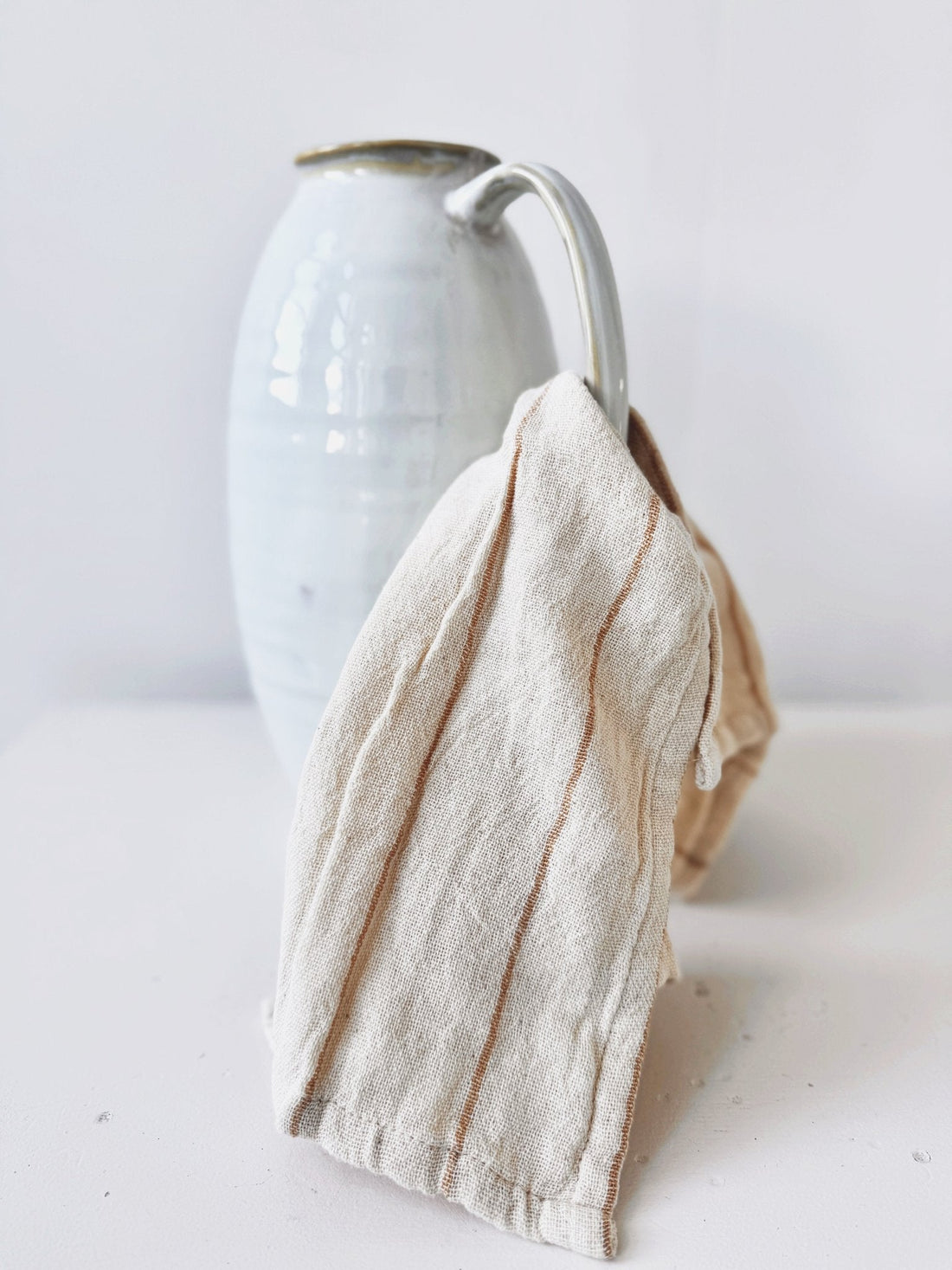 Skinny Glazed Pitcher
