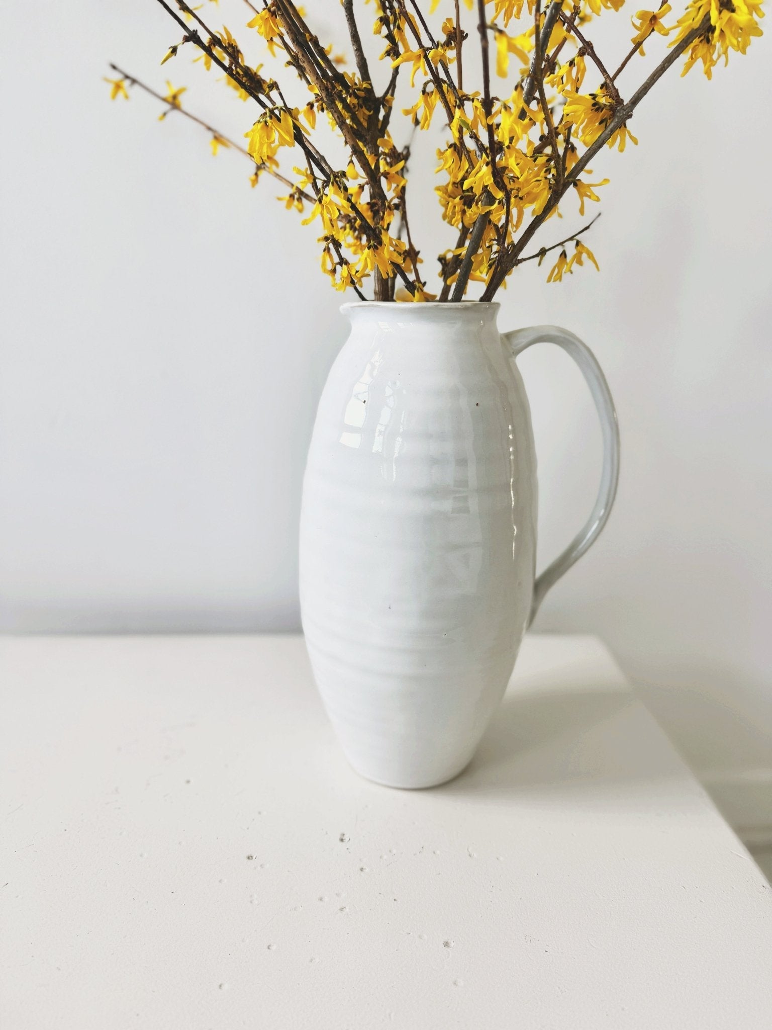 Skinny Glazed Pitcher