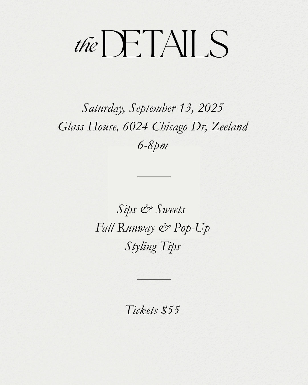Spring at the Glass House Tickets