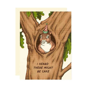 Squirrel Birthday Card