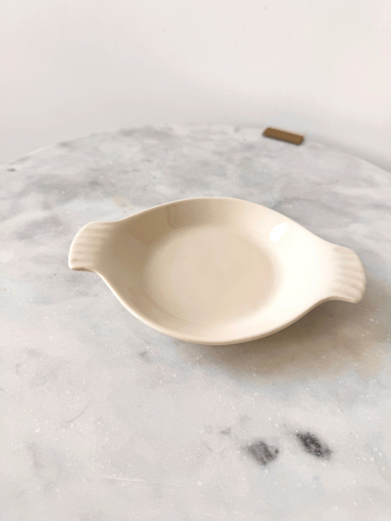 Stoneware Baker w/ Scalloped Handles
