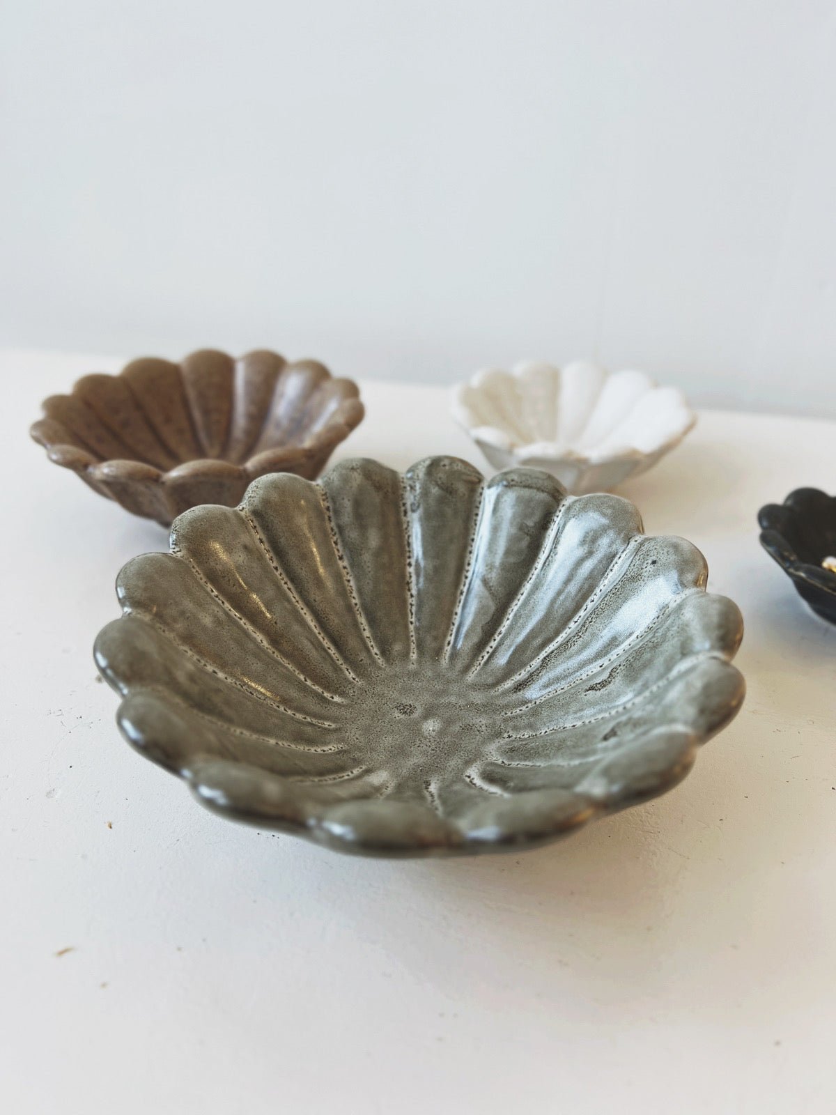 Stoneware Flower Bowl
