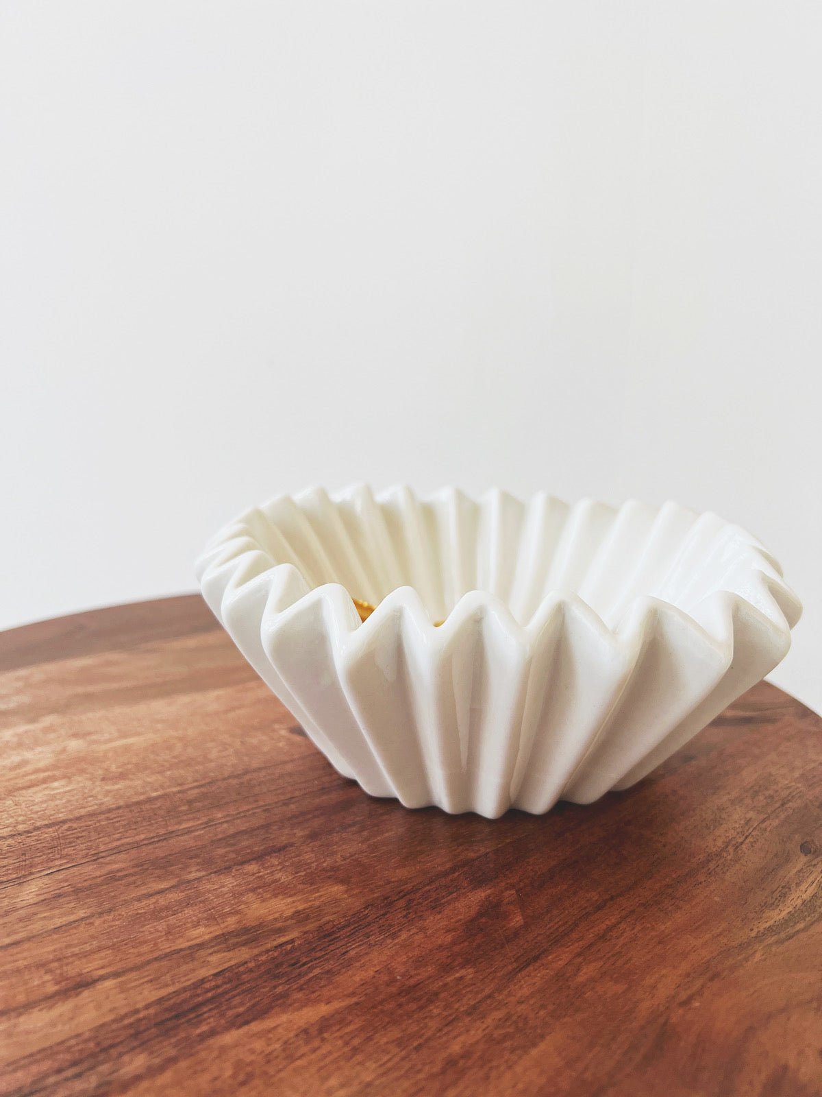 Stoneware Fluted Bowl
