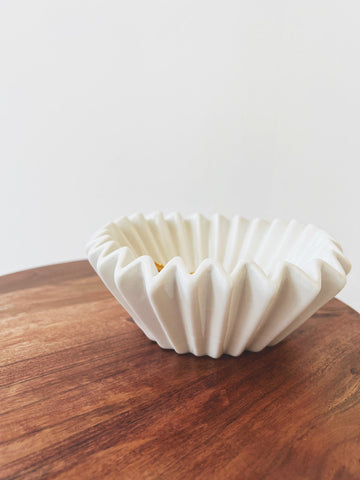 Stoneware Fluted Bowl