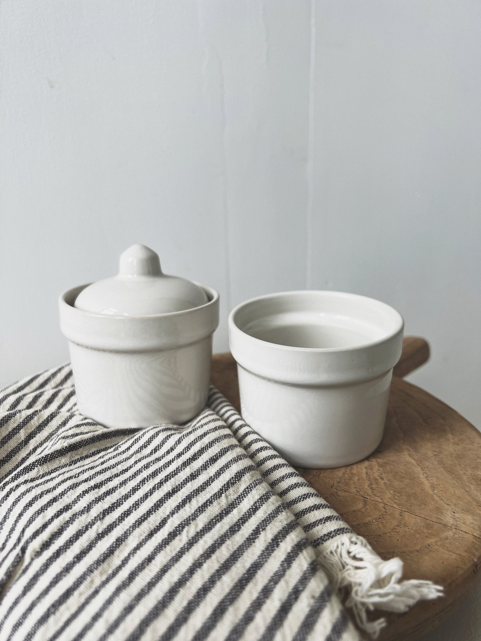 Stoneware Stackable Pinch Pots