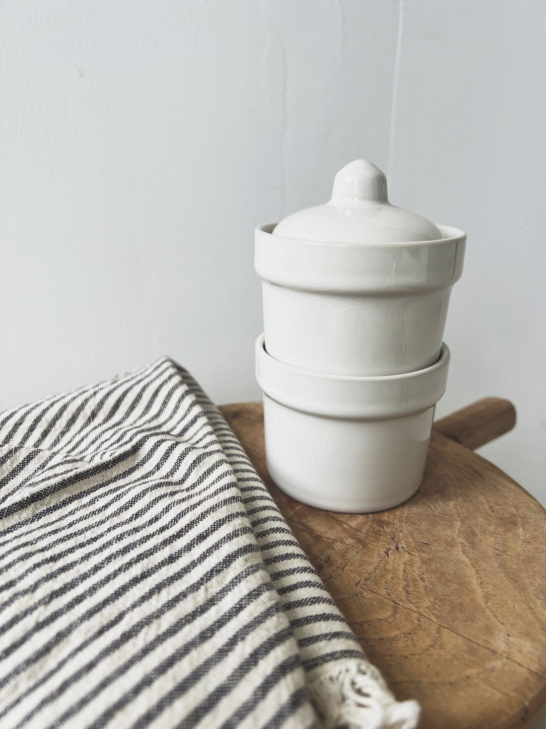 Stoneware Stackable Pinch Pots