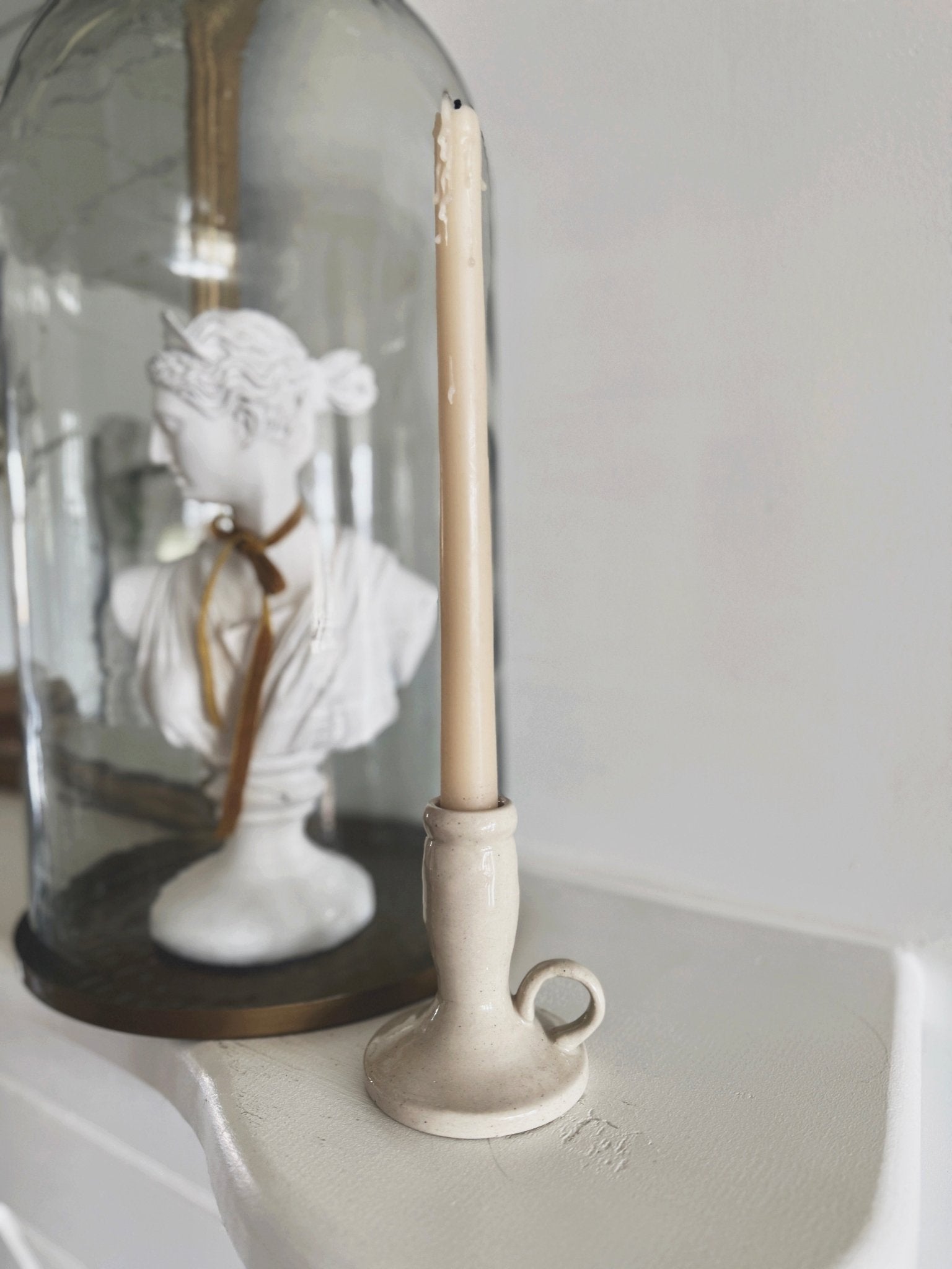 Stoneware Taper Holder