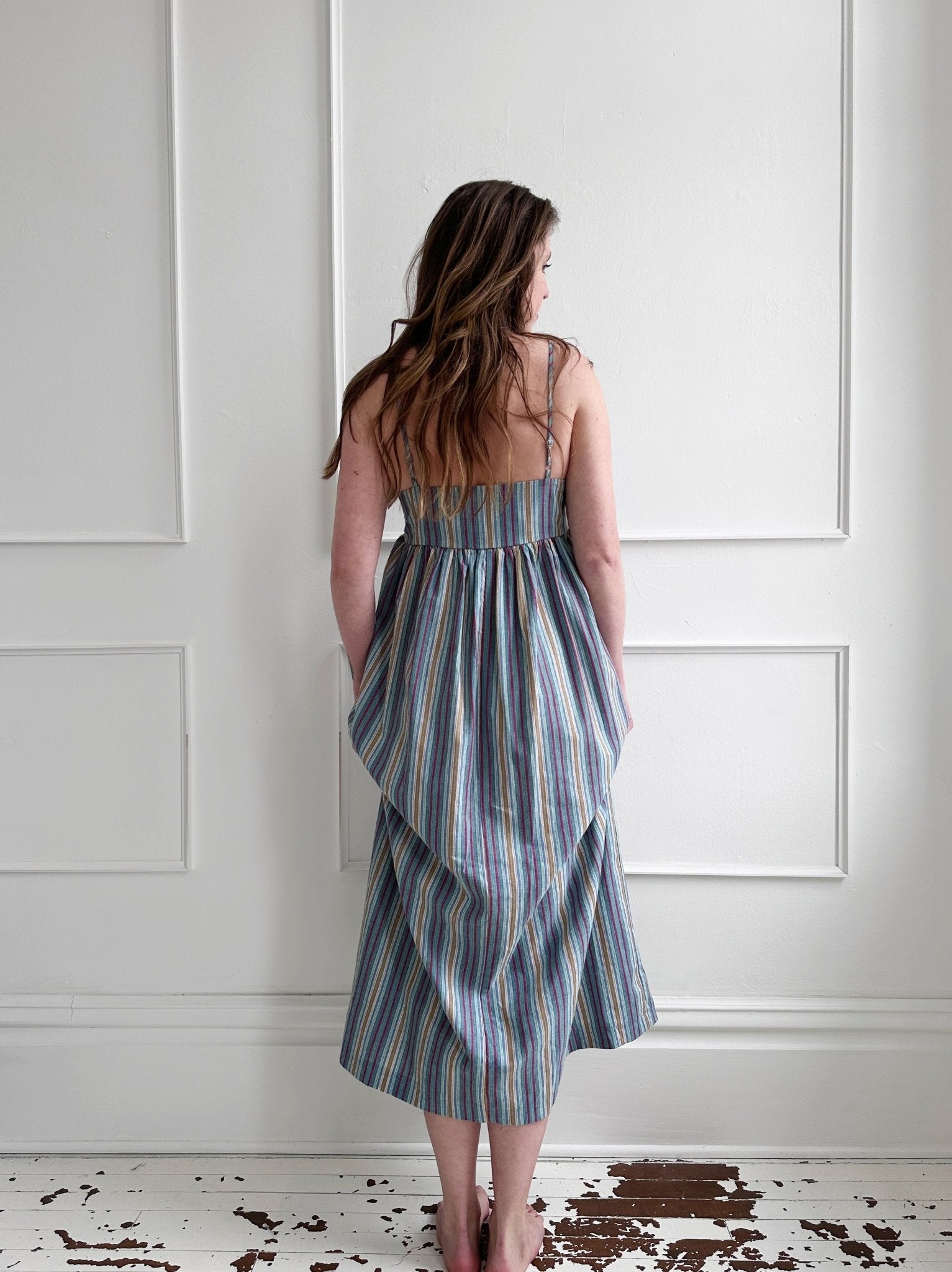 Stripe Maxi w/ Empire waist