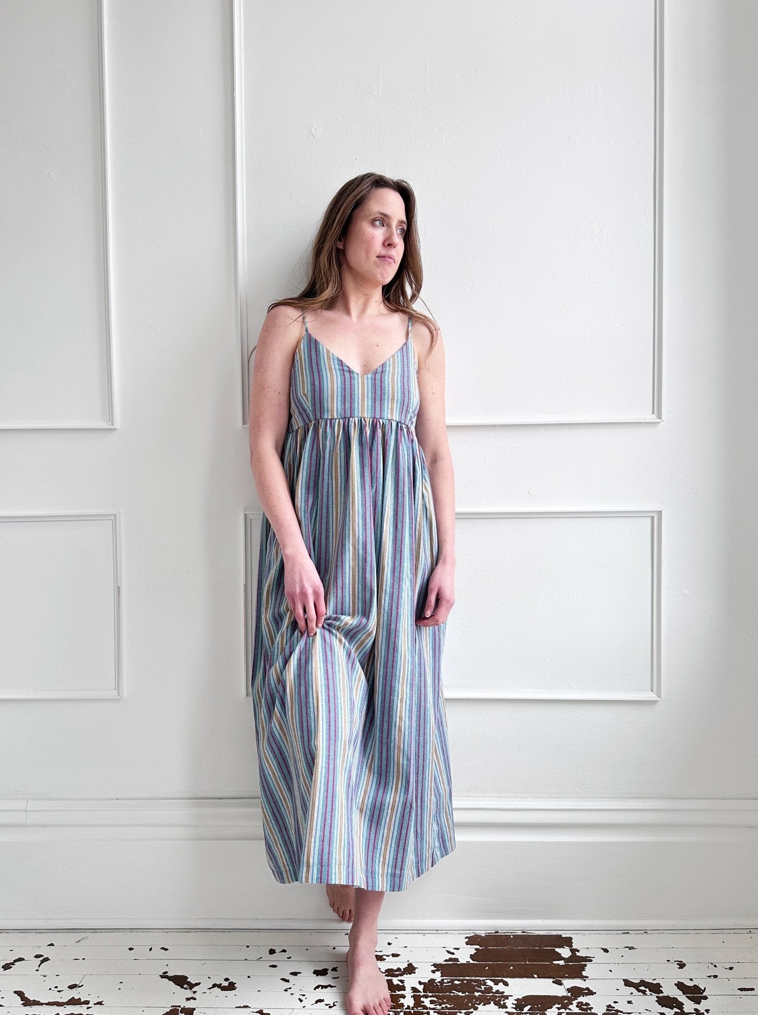 Stripe Maxi w/ Empire waist