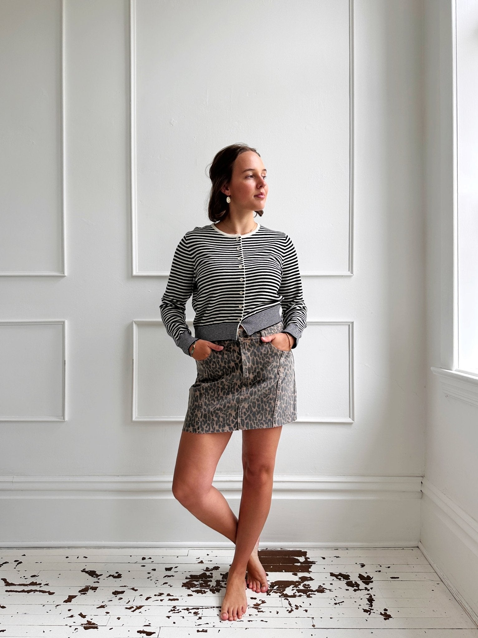 Striped Cardigan