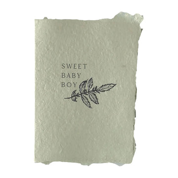 "Sweet Baby Boy" Card
