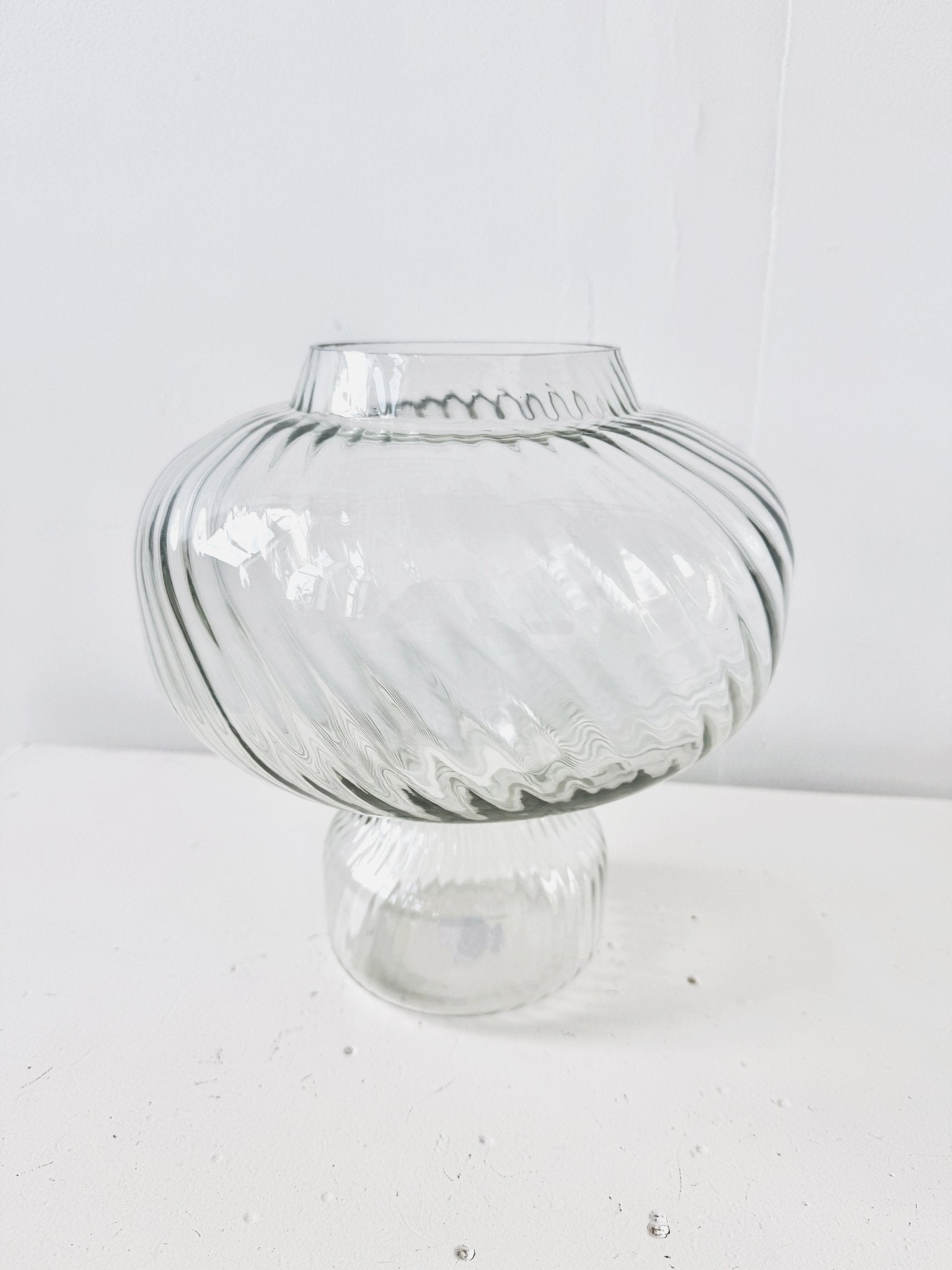 Swirl Glass Vase