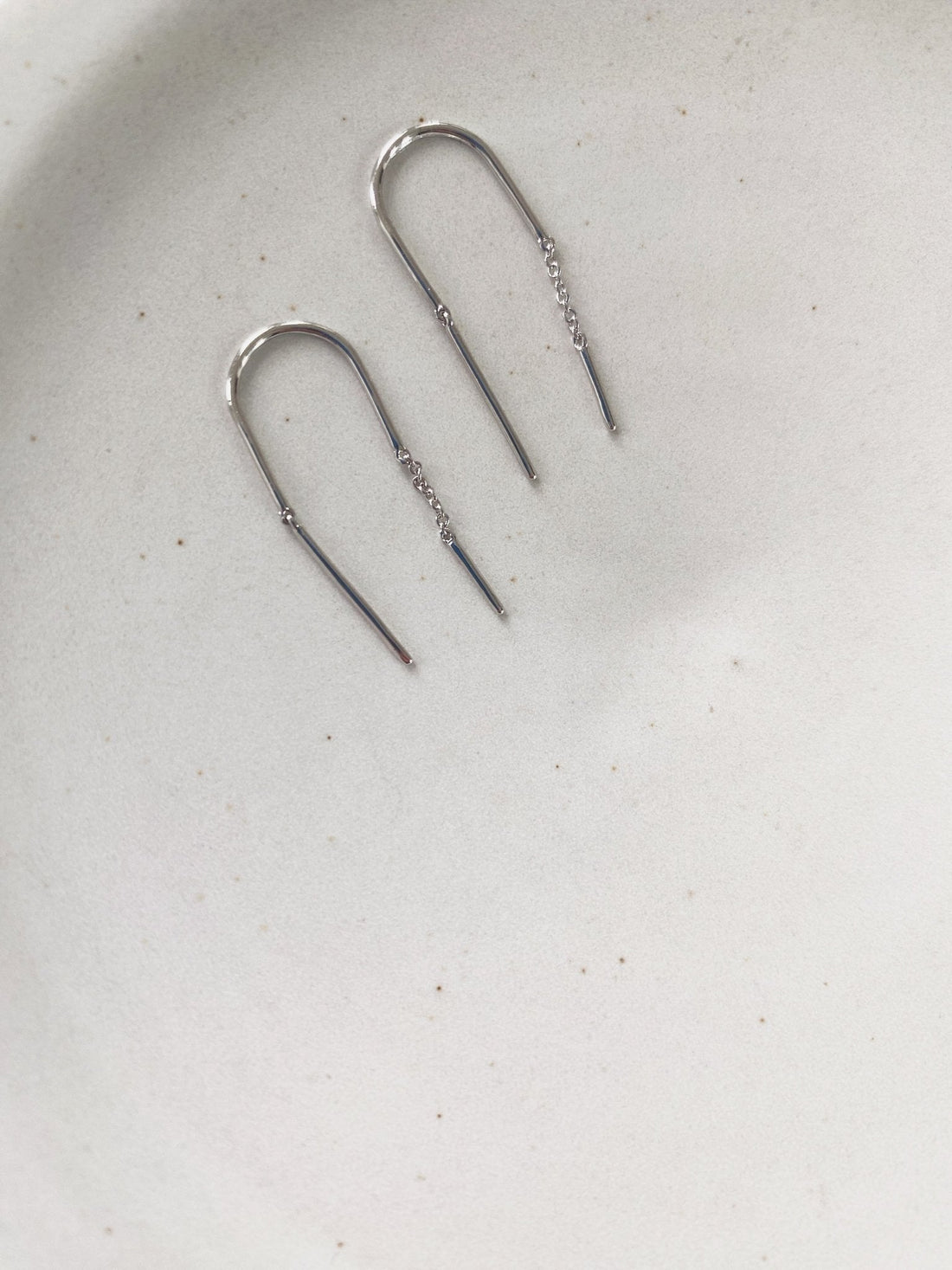 Threader Duo Earring, Plated