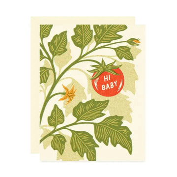 Tiny Tomato Baby Card