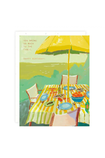 To The Table Card