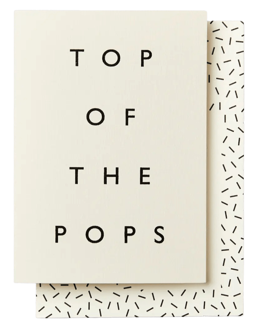 Top of the Pops Card