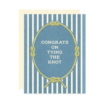 Tying The Knot Wedding Card