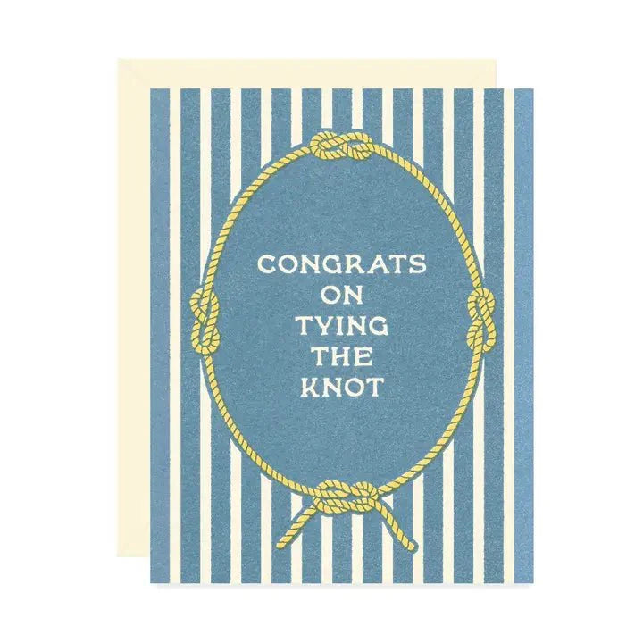 Tying The Knot Wedding Card