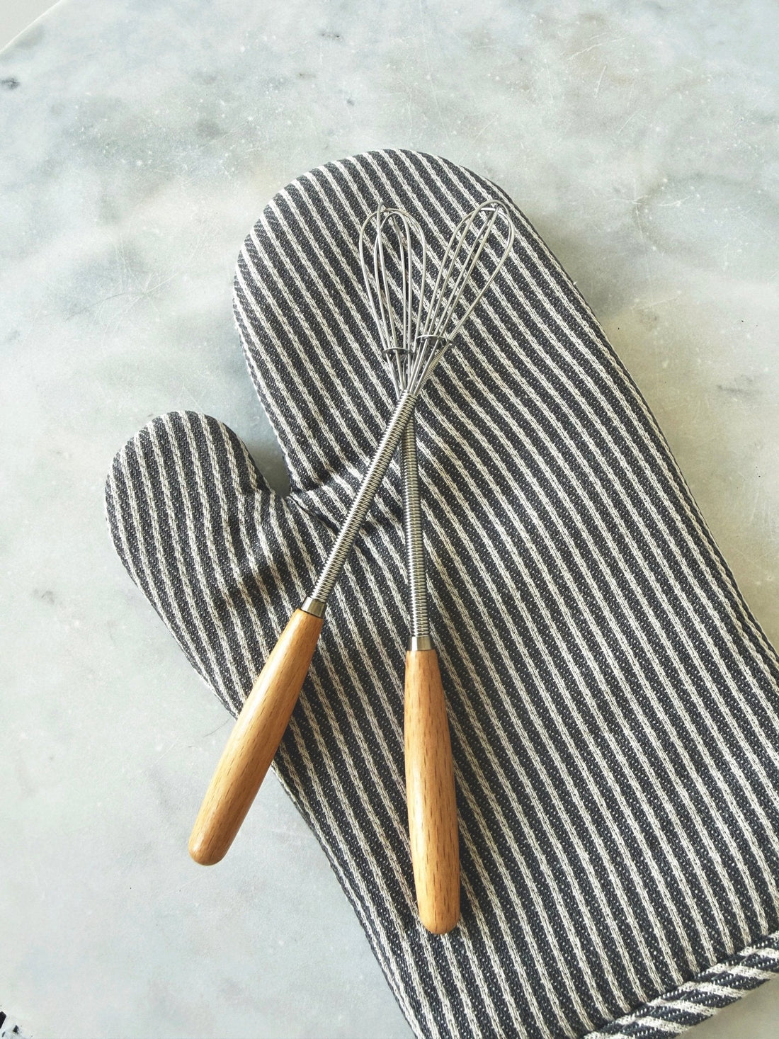 Vintage Mini Whisk w/ Wood Handle