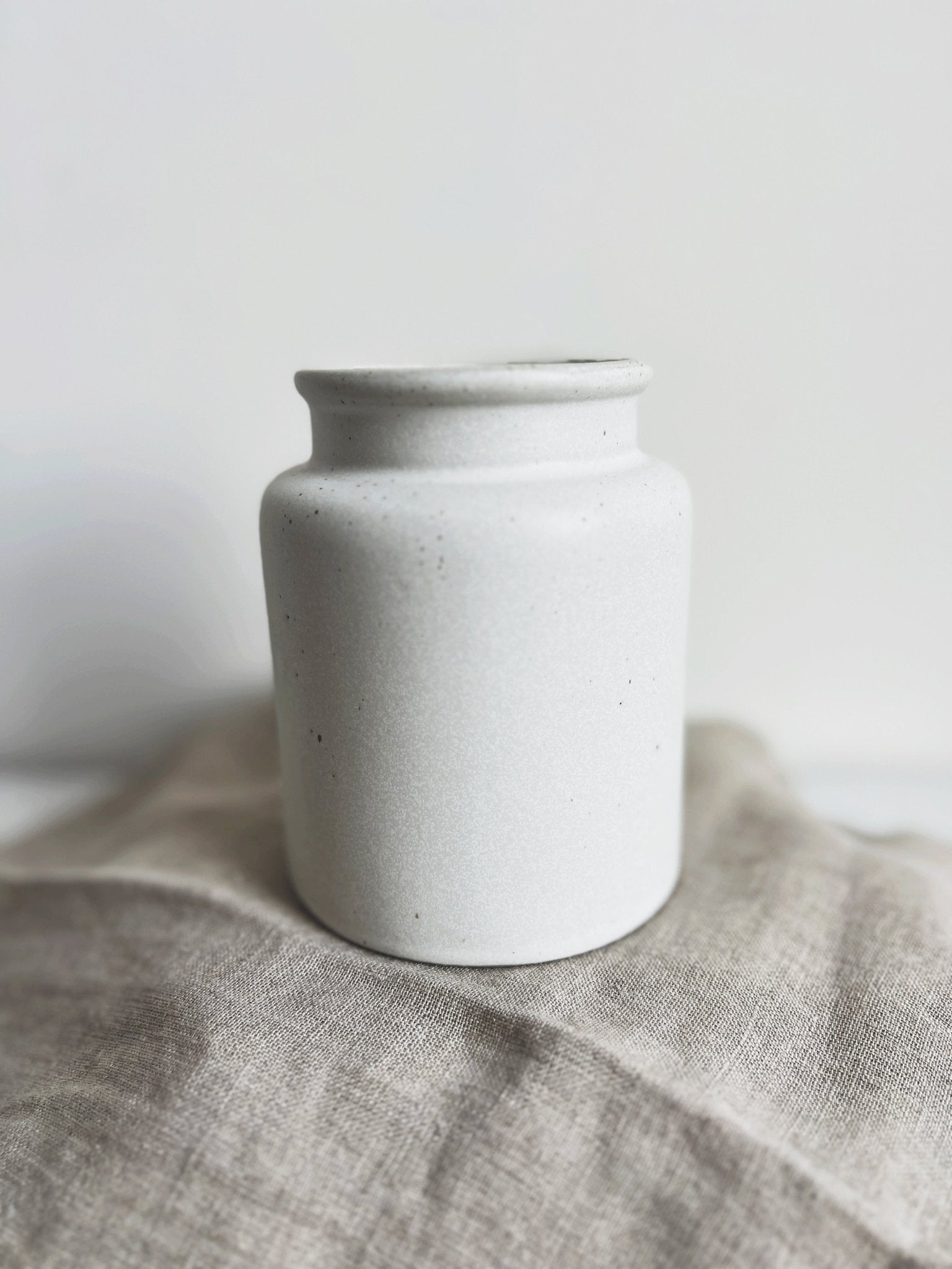 Vintage Reproduction Mustard Crock