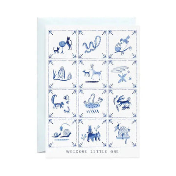"welcome little one" Card
