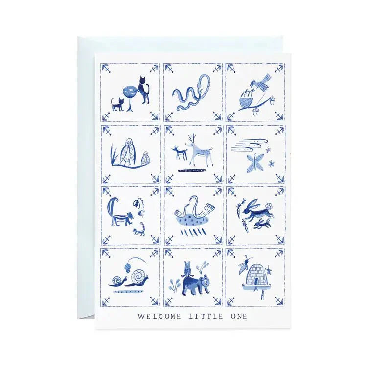 "welcome little one" Card