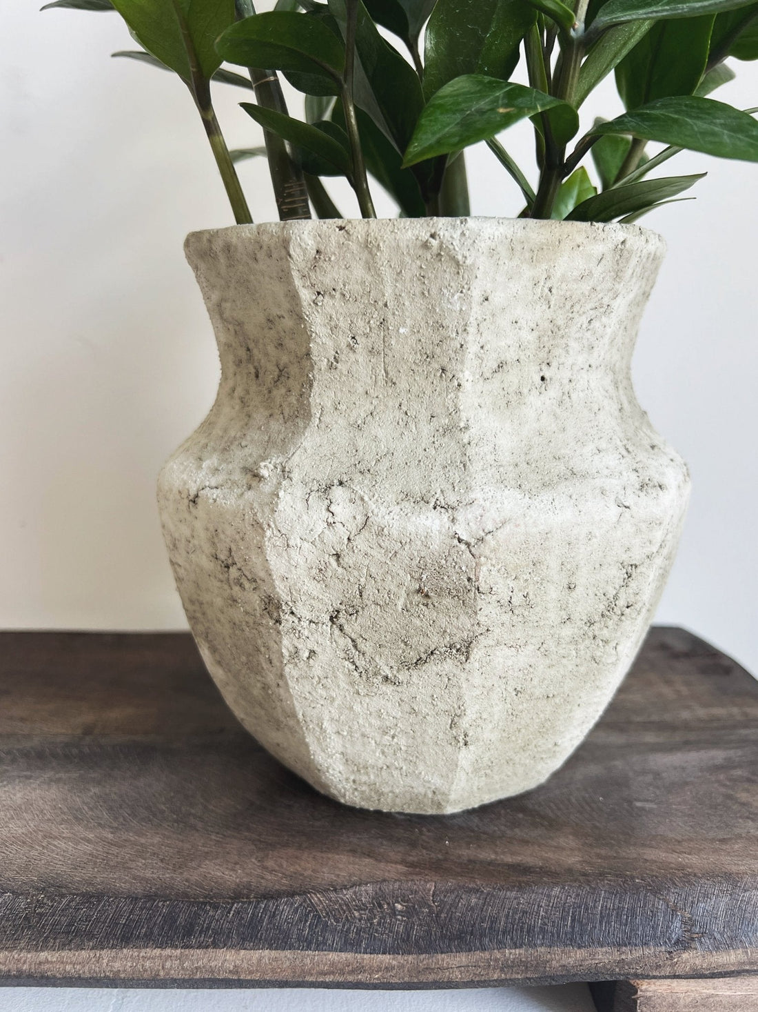 White Clay Vase