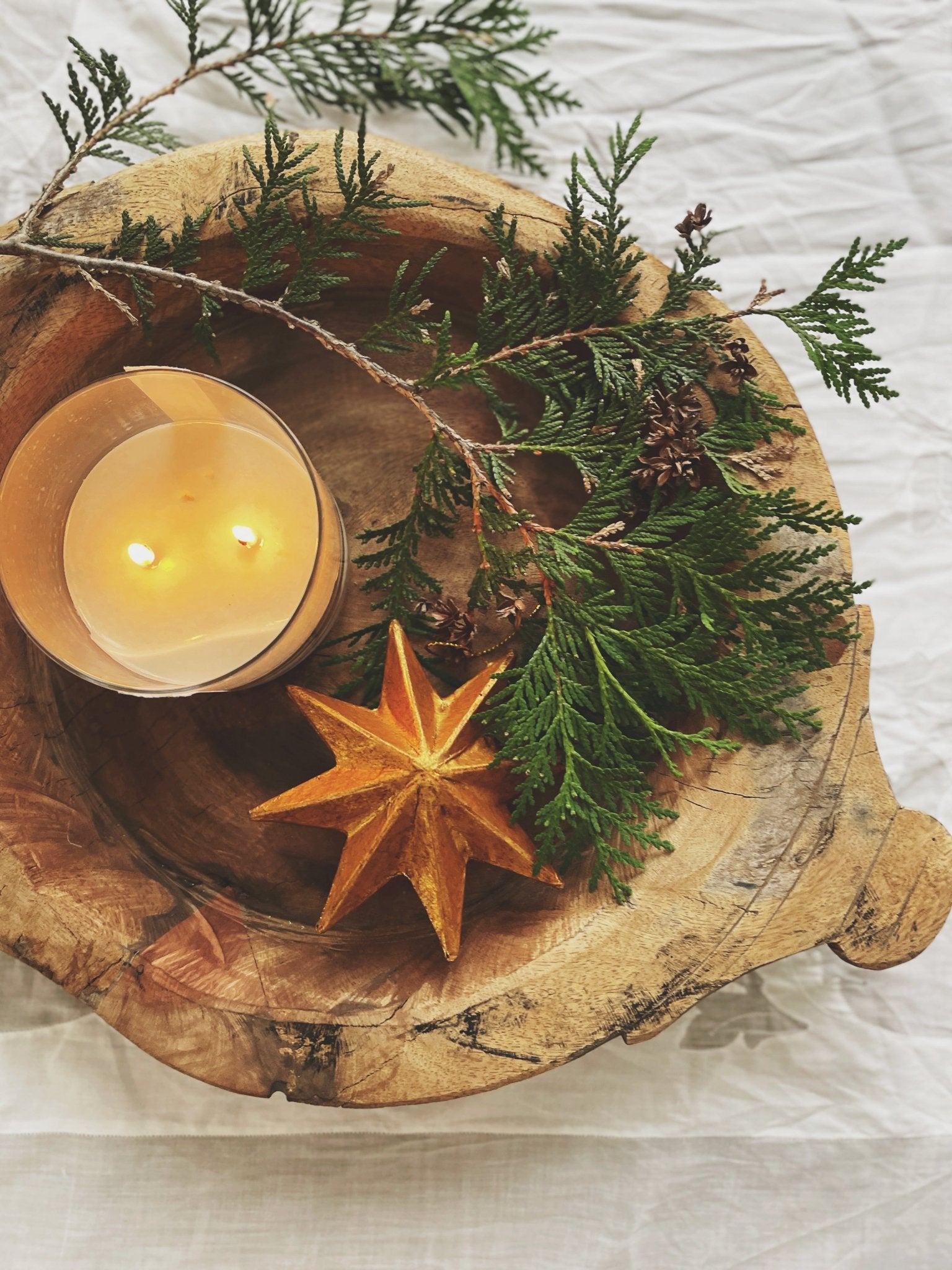 Wood Hand-Carved Bowls