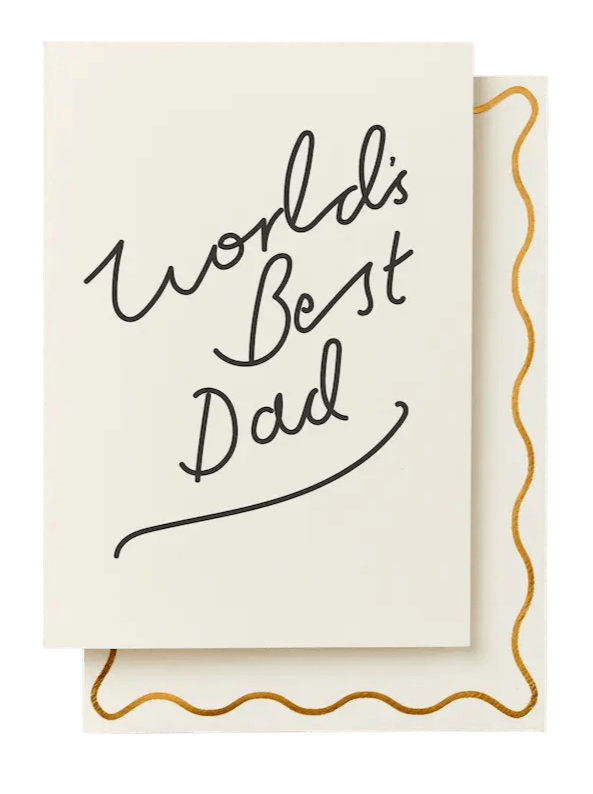 World's best Dad Card