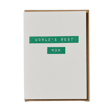 World's Best Mom Card