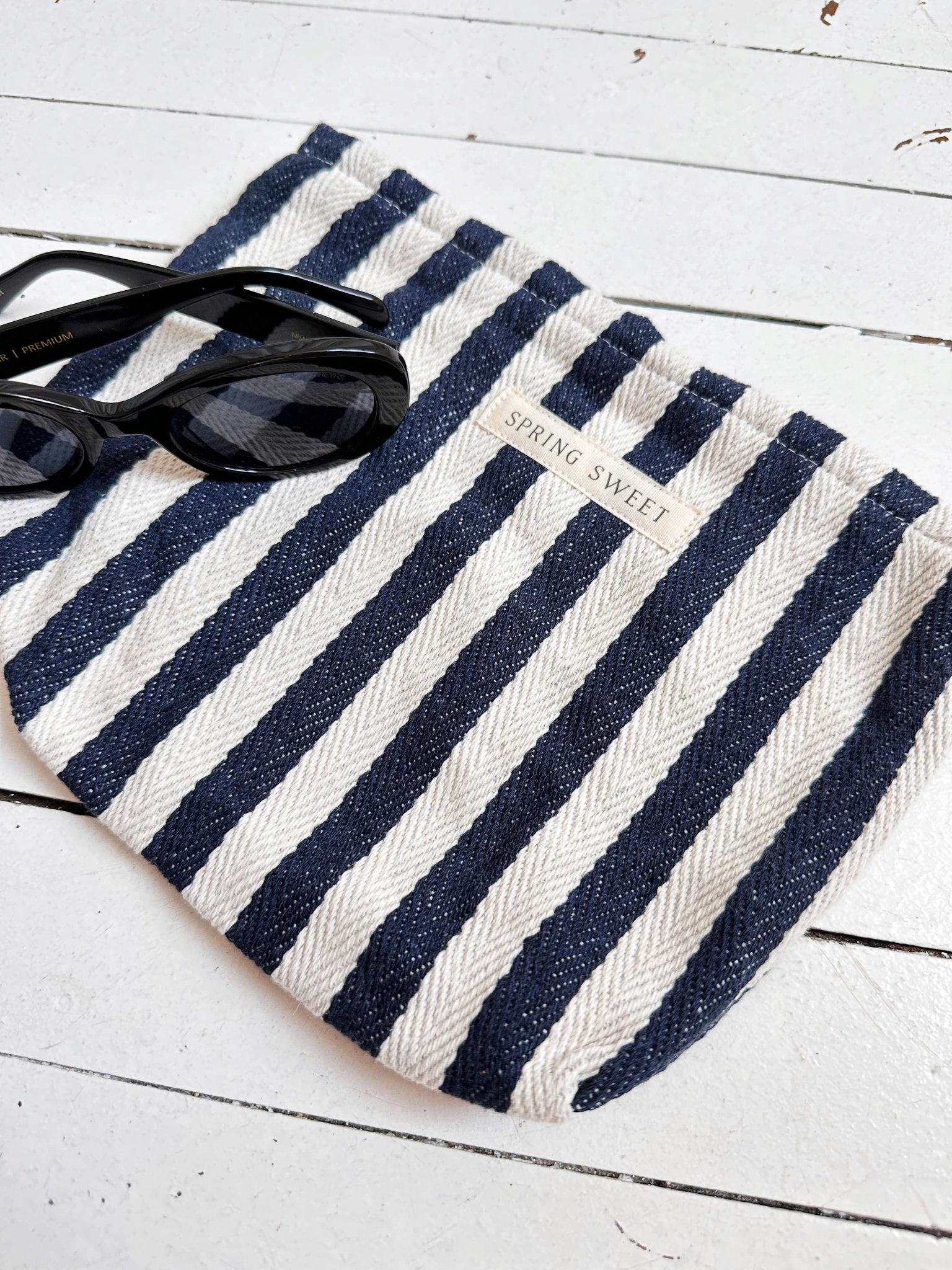 Woven Stripe Clutch
