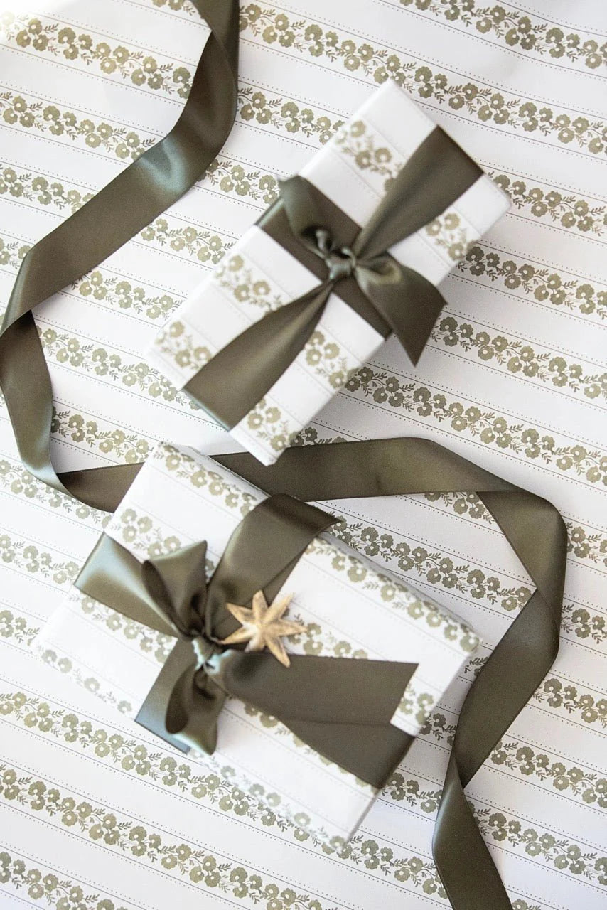 Vintage Floral Inspired Wrapping Paper